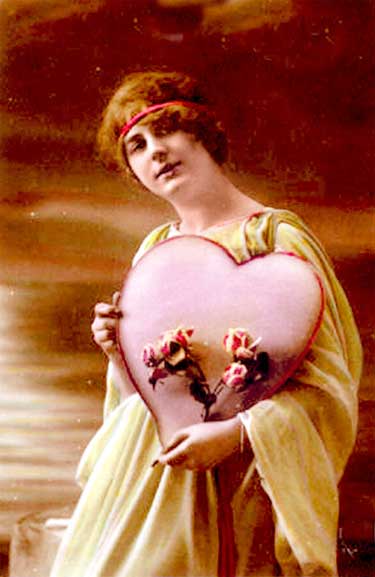 Valentine's Day postcard, circa 1910 Valentine's Day postcard, circa 1910