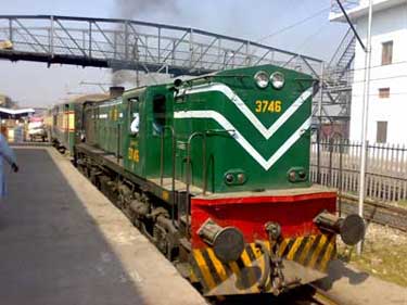 Train ready to leave Train ready to leave